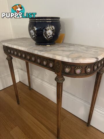 Antique bookcase with foldout desk and sideboard