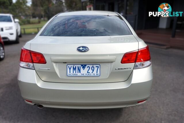 2011 SUBARU LIBERTY   SEDAN