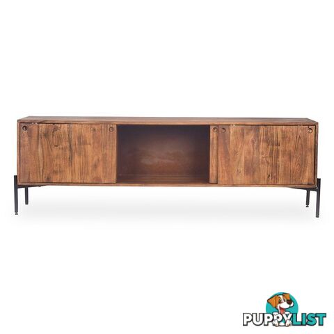 TRUDY TV Entertainment Unit -160cm Solid Acacia Wood - LX-2105 - 9334719011936