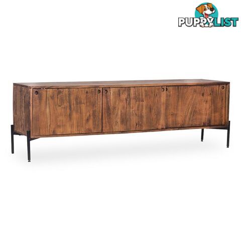 TRUDY TV Entertainment Unit -160cm Solid Acacia Wood - LX-2105 - 9334719011936