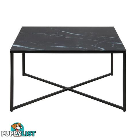 KOLINA Glass Coffee Table 80cm - Black - AC-0000067561 - 5705994903843