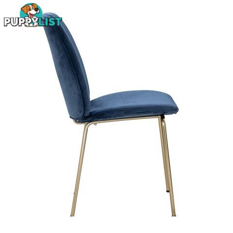 ADELIA Dining Chair - Jungle Green & Brass - 241221 - 5713941086464