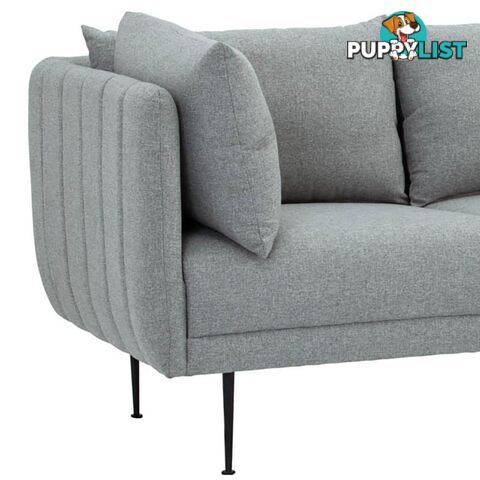 SUPRA 3 Seater Sofa - Pale SIlver - 233123 - 9334719006871