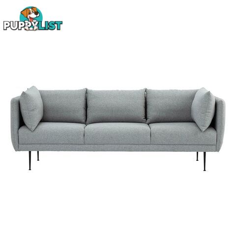 SUPRA 3 Seater Sofa - Pale SIlver - 233123 - 9334719006871