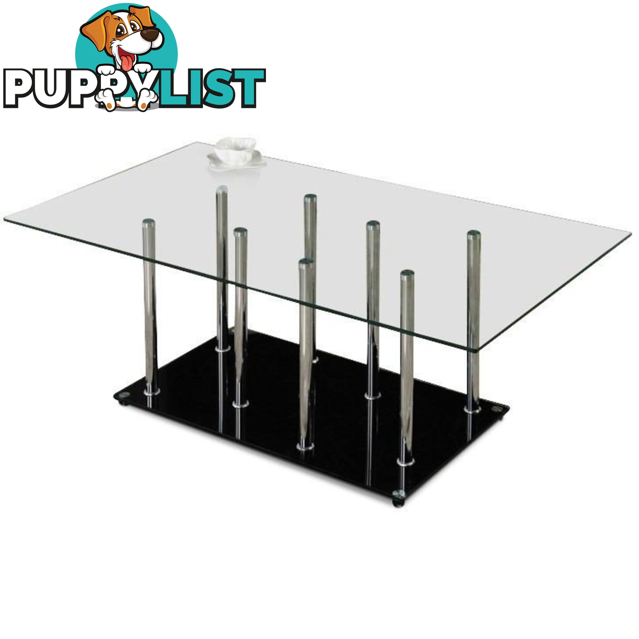 CAMILEA  Coffe Table 1.1M - Glass - UCT438 - 9334719001951