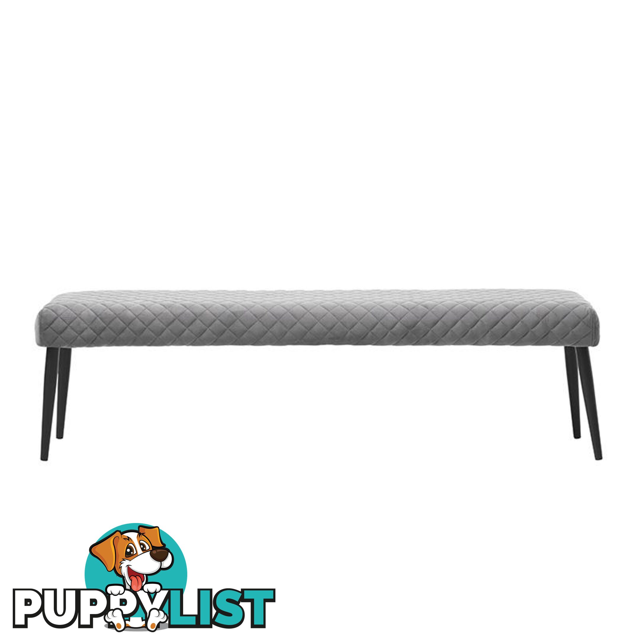 DANYA Bench Seat 160cm - Grey - 39910008 - 5704745079769