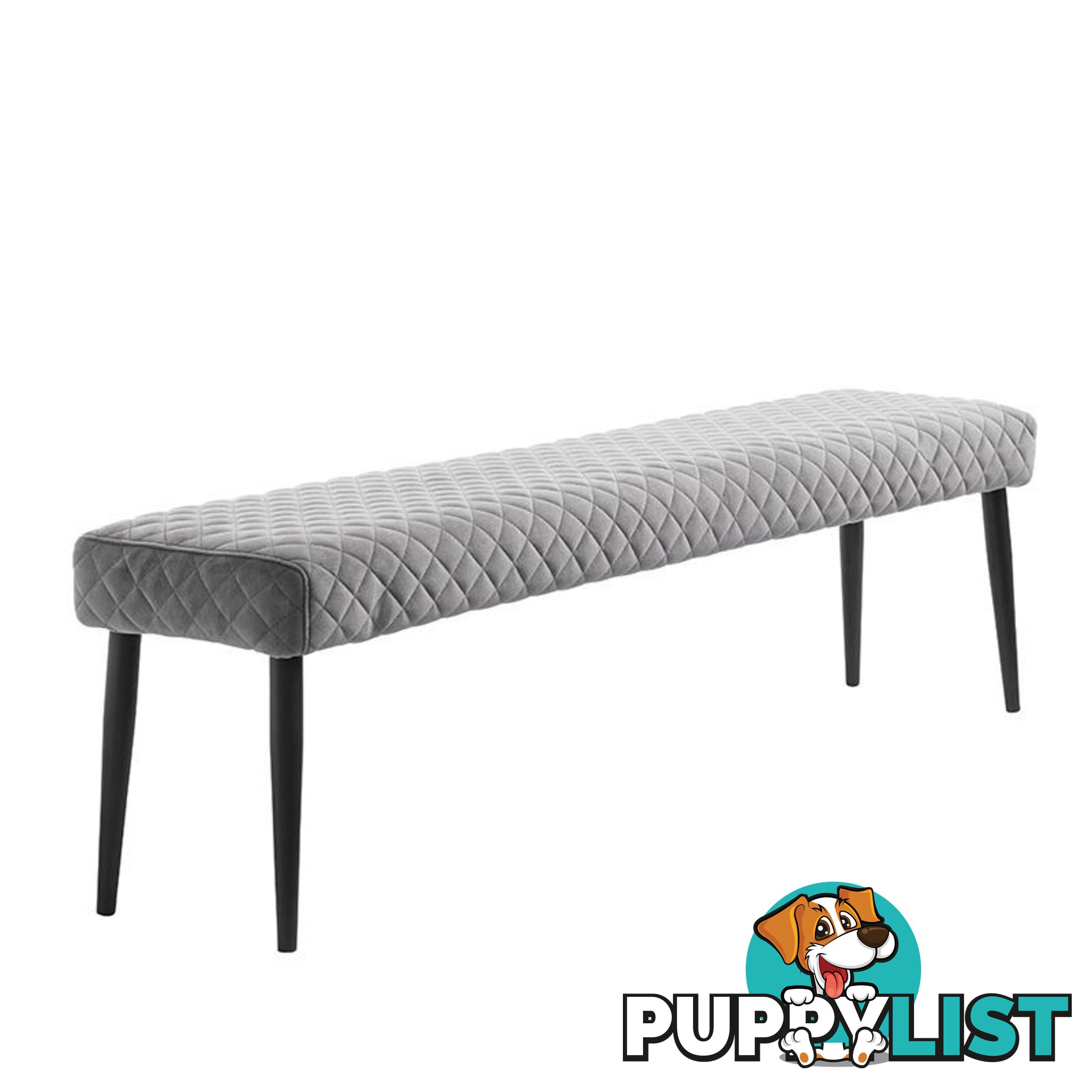 DANYA Bench Seat 160cm - Grey - 39910008 - 5704745079769