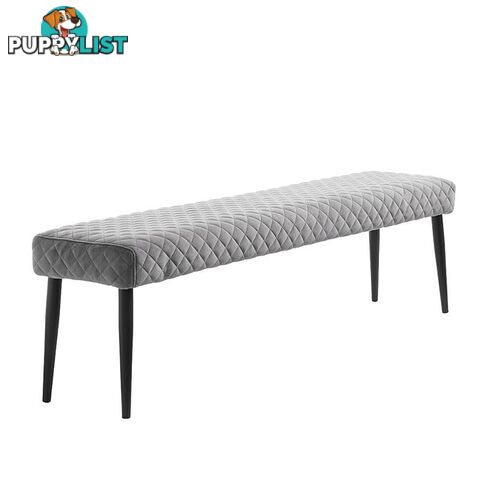 DANYA Bench Seat 160cm - Grey - 39910008 - 5704745079769