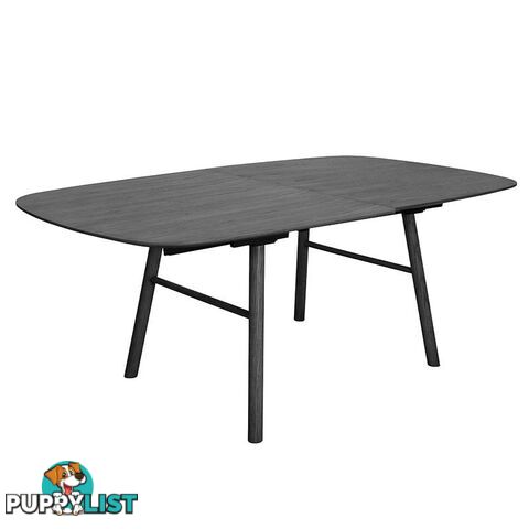 GOSTA Extendable Dining Table 1.8-2.7m - Black - DI-J3525 - 9334719001708