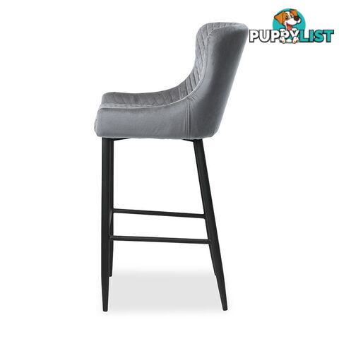 DANYA Counter Stool - Grey - 38530008 - 5704745081298