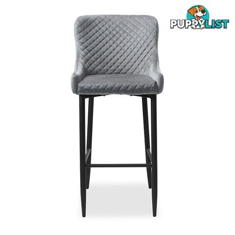 DANYA Counter Stool - Grey - 38530008 - 5704745081298