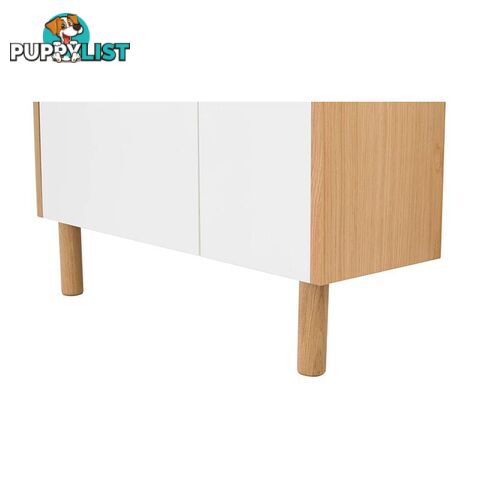 BARTON Study Desk 71cm - Natural & White - 122001 - 9334719000275