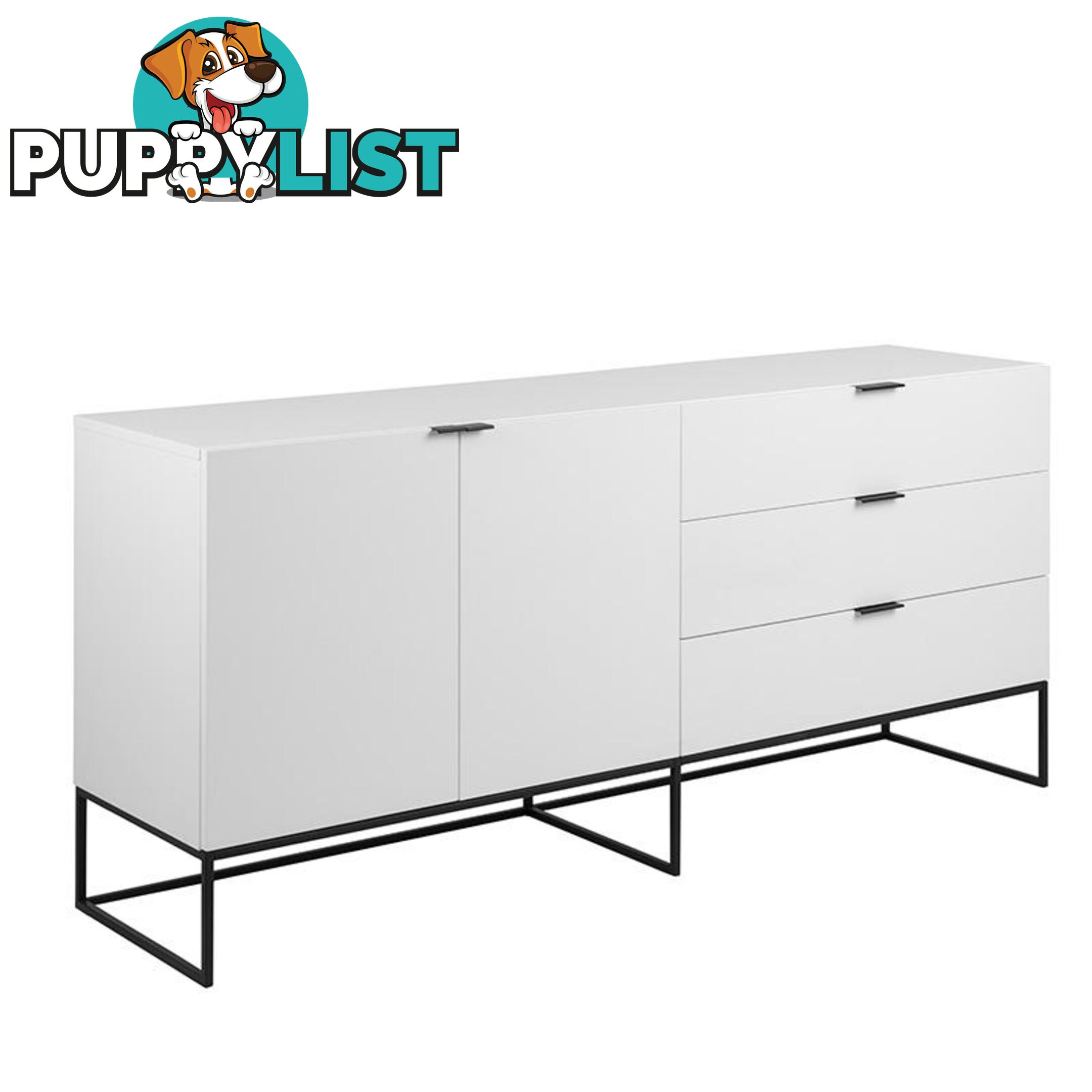 SVANA Sideboard 180cm - White - AC-H000020355 - 5713941037664