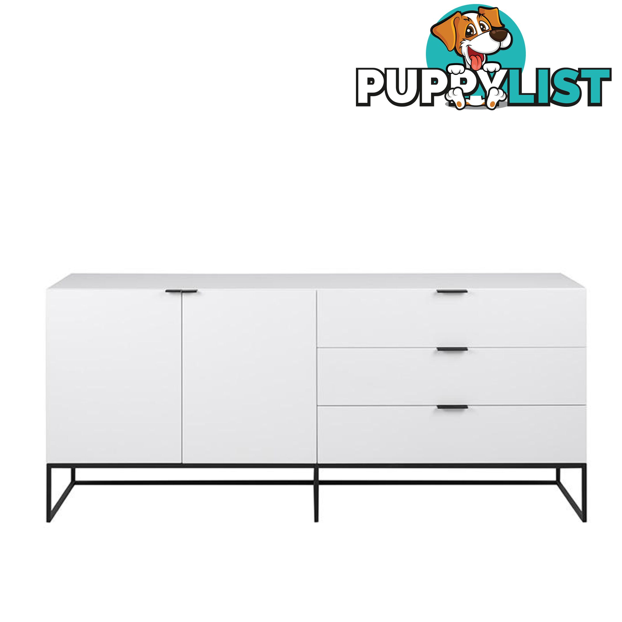 SVANA Sideboard 180cm - White - AC-H000020355 - 5713941037664