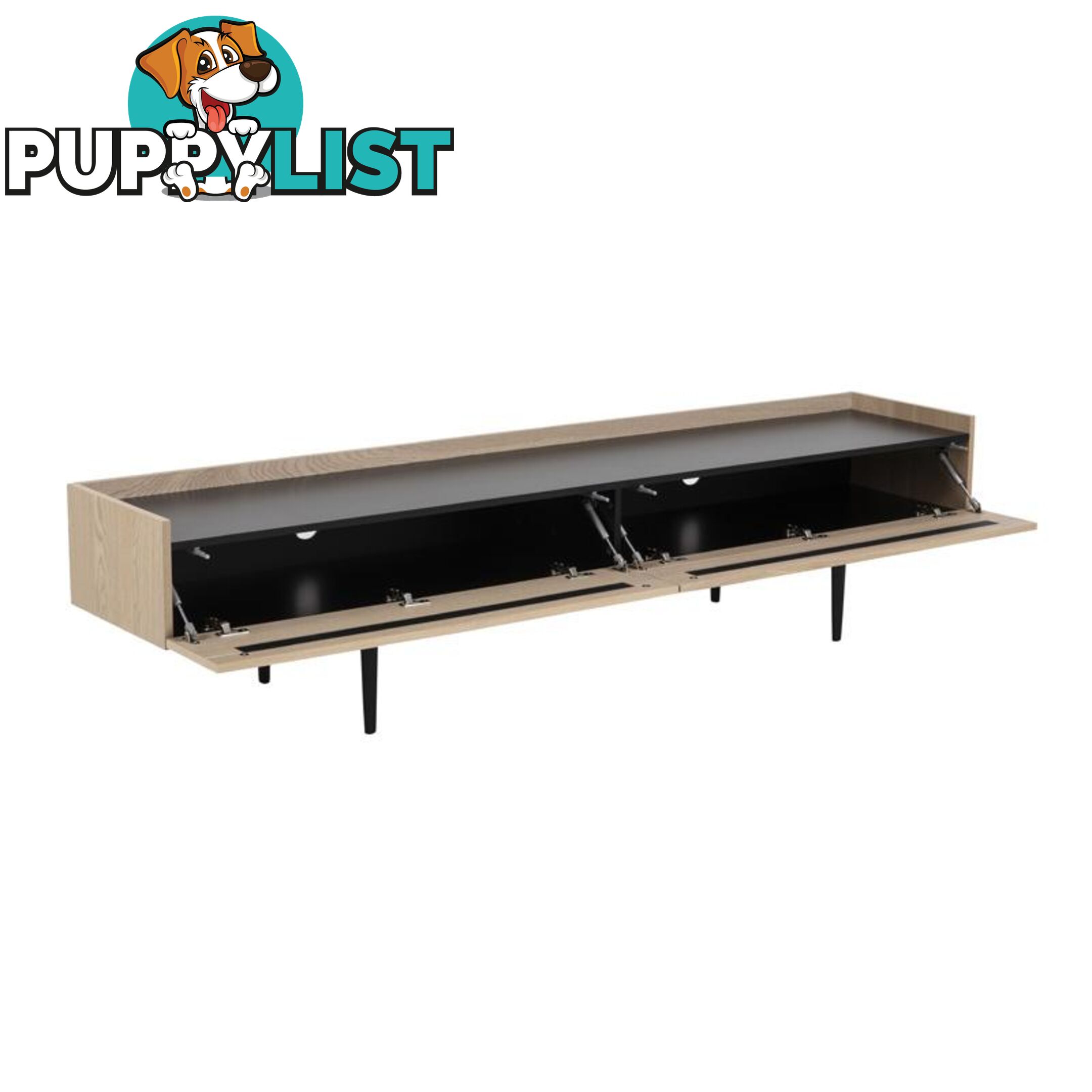 BROGAN Entertainment TV Unit 200cm - Natural - AC-91979-1 - 5713941002334