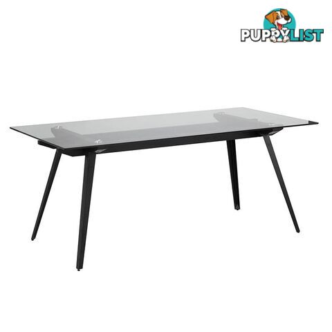 ARCHIE Glass Dining Table 180cm - 146054 - 9334719000695