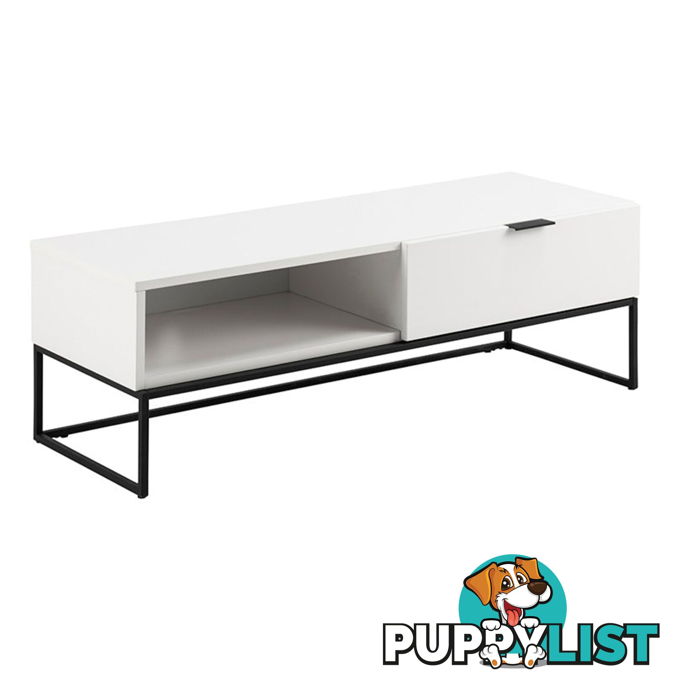 SVANA TV Entertainment Unit - 120cm - White - AC-0000087972 - 5713941089212