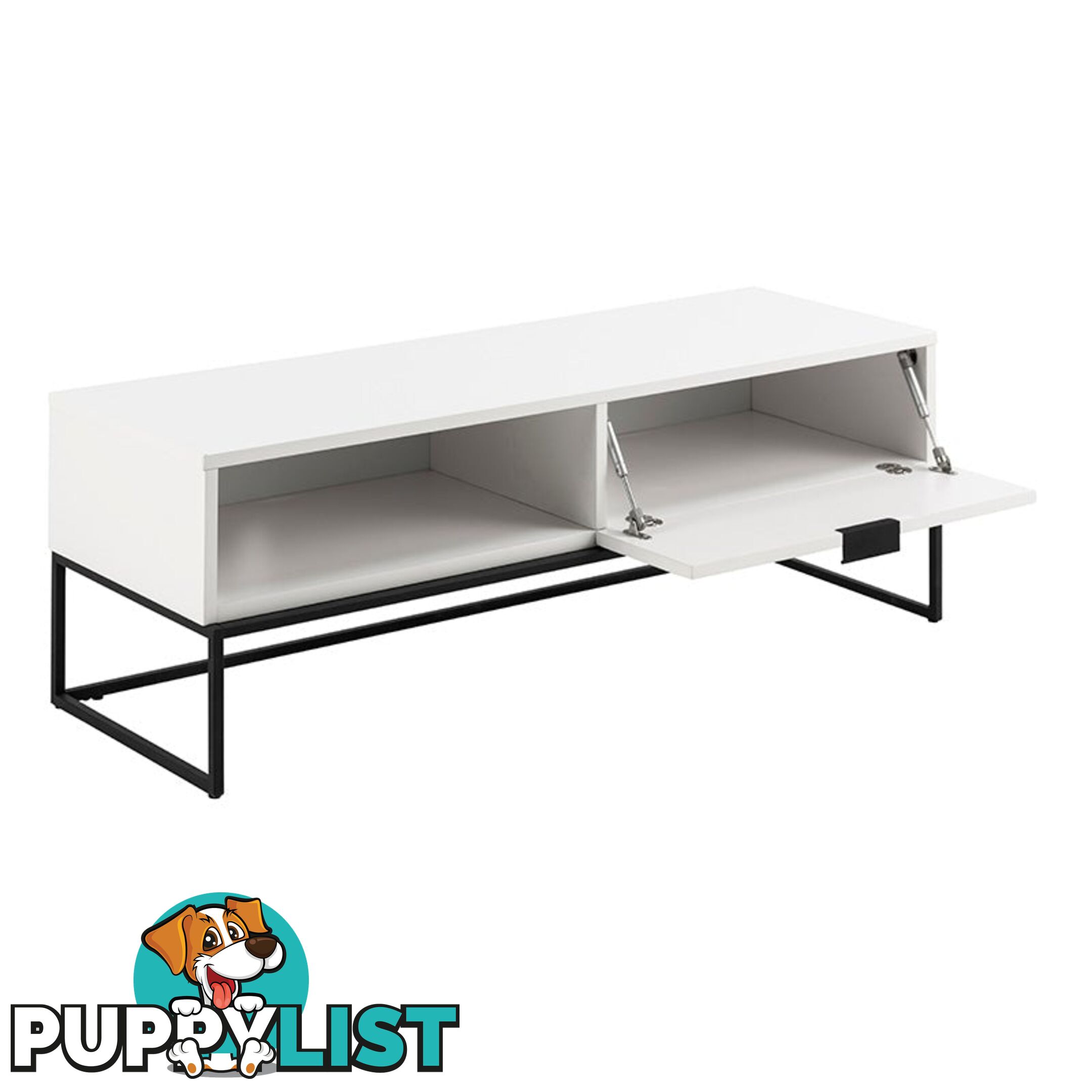 SVANA TV Entertainment Unit - 120cm - White - AC-0000087972 - 5713941089212