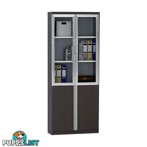 XANDER 2 Door Display Cabinet 80cm - Black - MF-23BHB201 - 9334719010113