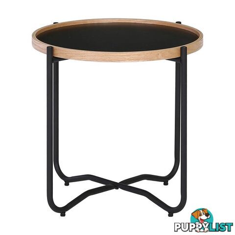 TANIX Side Table - Round - Black - 131022 - 9334719004808