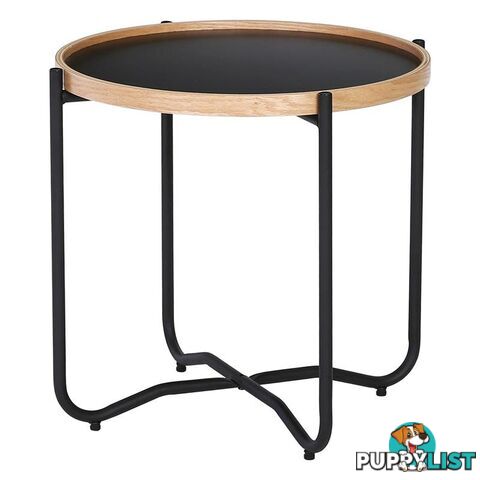 TANIX Side Table - Round - Black - 131022 - 9334719004808