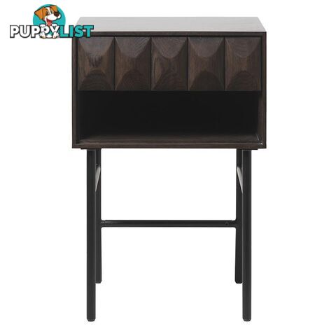 LATINA Side Table - Dark Brown / Black - 43423181 - 5704745097176