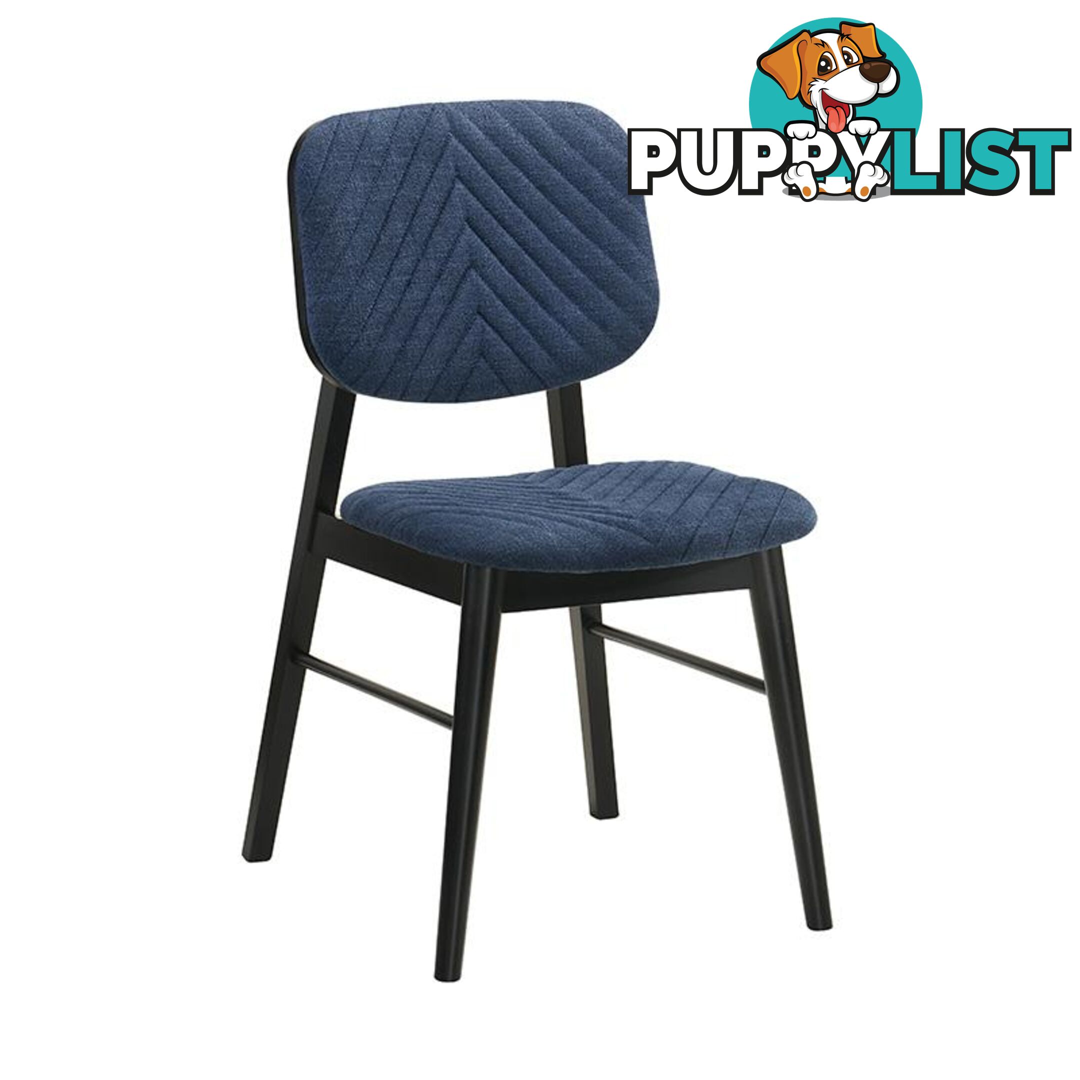 FLEX Dining Chair - Black & Blue - IVC-1303 - 9334719009681