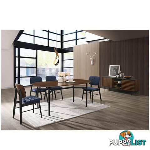 FLEX Dining Chair - Black & Blue - IVC-1303 - 9334719009681