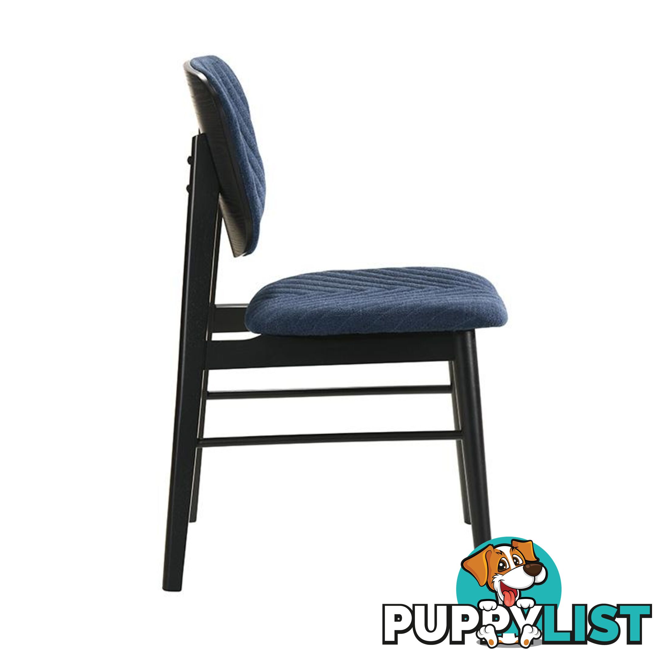 FLEX Dining Chair - Black & Blue - IVC-1303 - 9334719009681