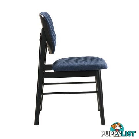 FLEX Dining Chair - Black & Blue - IVC-1303 - 9334719009681