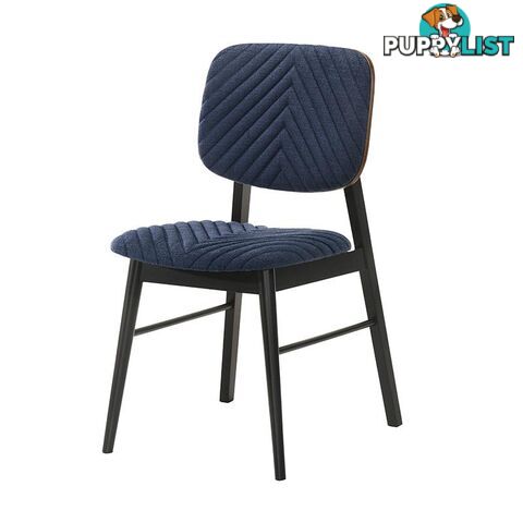 FLEX Dining Chair - Black & Blue - IVC-1303 - 9334719009681