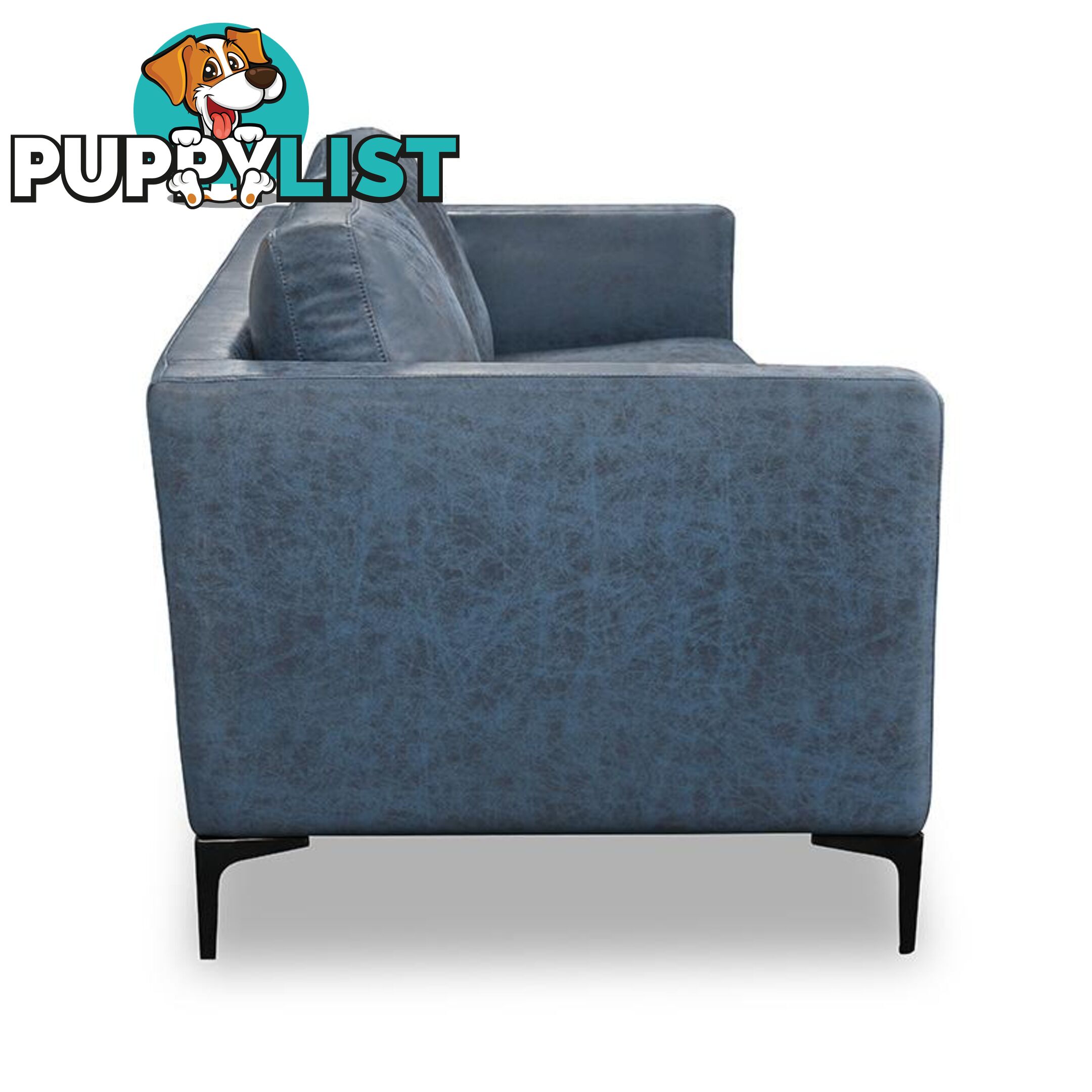 RYLAN 3 Seater Sofa - Blue - BO-6904-9-04 - 9334719001173