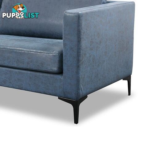 RYLAN 3 Seater Sofa - Blue - BO-6904-9-04 - 9334719001173