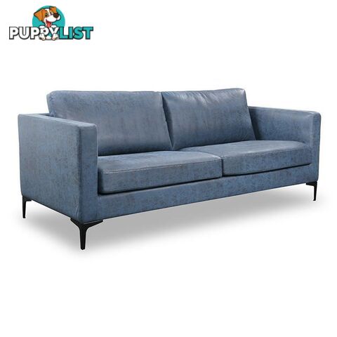 RYLAN 3 Seater Sofa - Blue - BO-6904-9-04 - 9334719001173