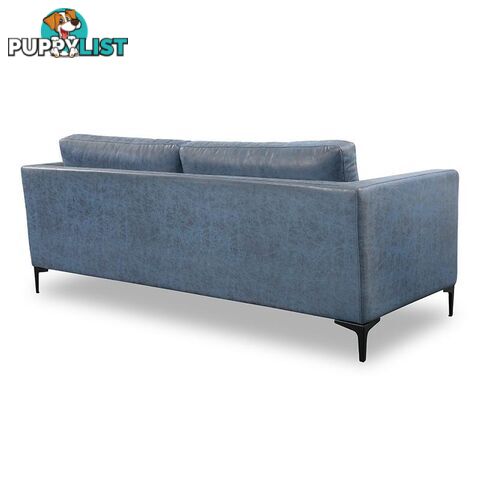 RYLAN 3 Seater Sofa - Blue - BO-6904-9-04 - 9334719001173