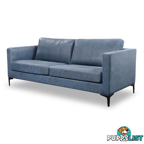 RYLAN 3 Seater Sofa - Blue - BO-6904-9-04 - 9334719001173