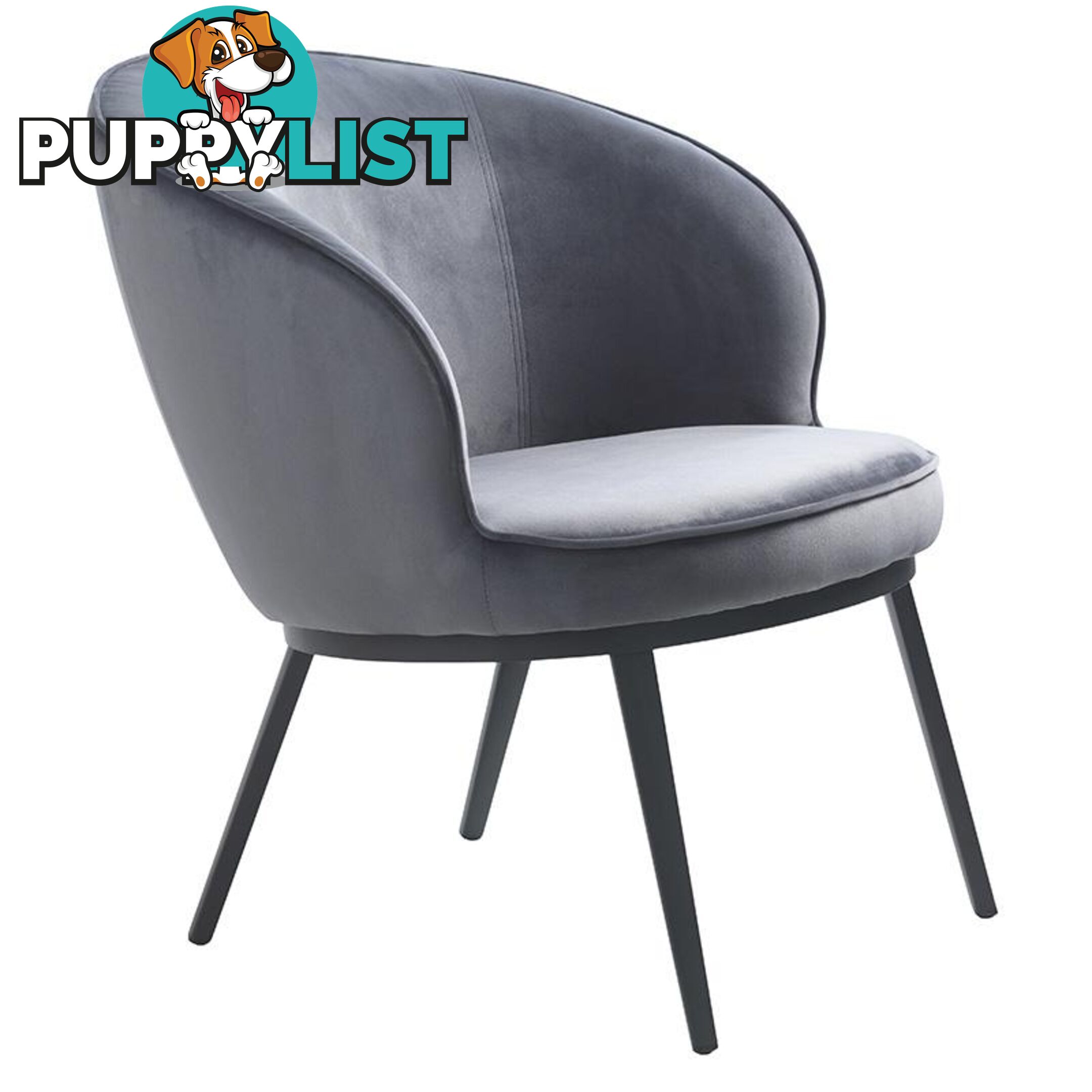 GAIN Lounge Chair - Steel Grey - 41180012 - 5704745104492