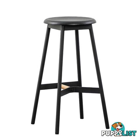 NELLIE Counter Stool - Black &  Natural - BB-9117 - 9334719011028