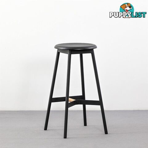 NELLIE Counter Stool - Black &  Natural - BB-9117 - 9334719011028