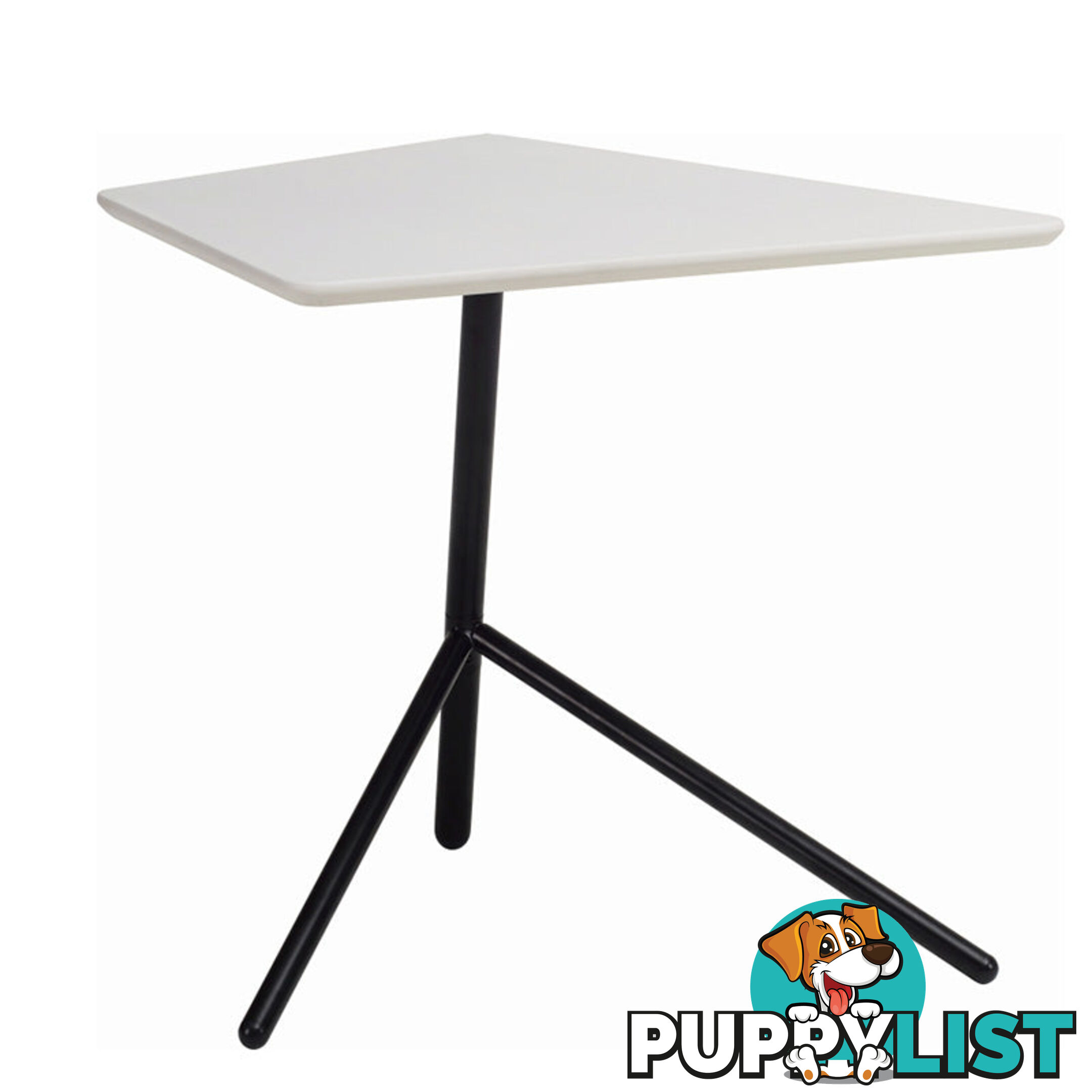 KIEF Side Table - White & Black - 1329073 - 9334719005119