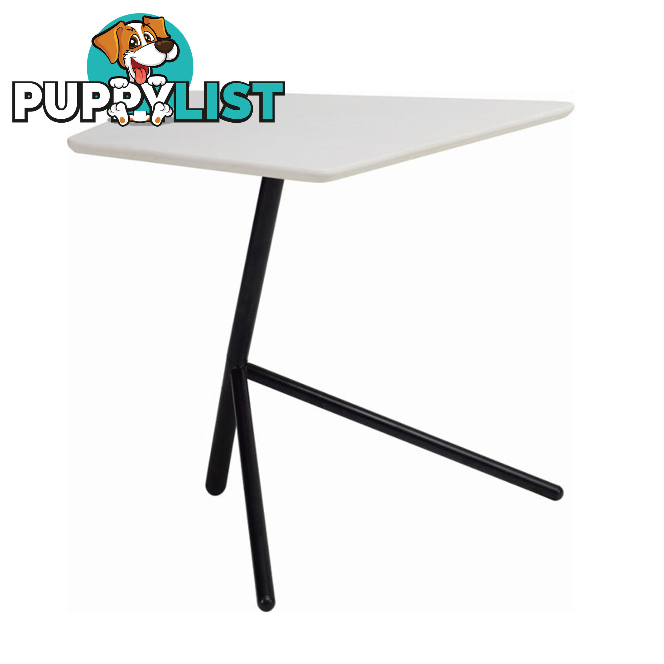 KIEF Side Table - White & Black - 1329073 - 9334719005119