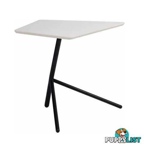 KIEF Side Table - White & Black - 1329073 - 9334719005119