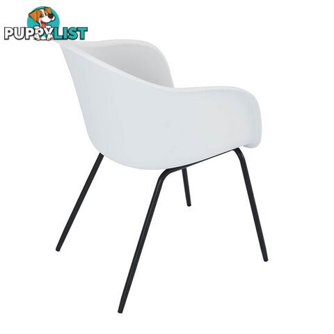 COLLEEN Dining Chair - White - 241184 - 9334719008417