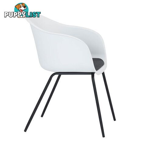 COLLEEN Dining Chair - White - 241184 - 9334719008417