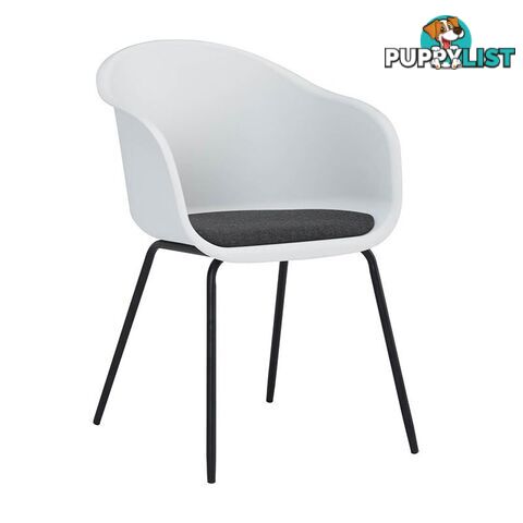 COLLEEN Dining Chair - White - 241184 - 9334719008417