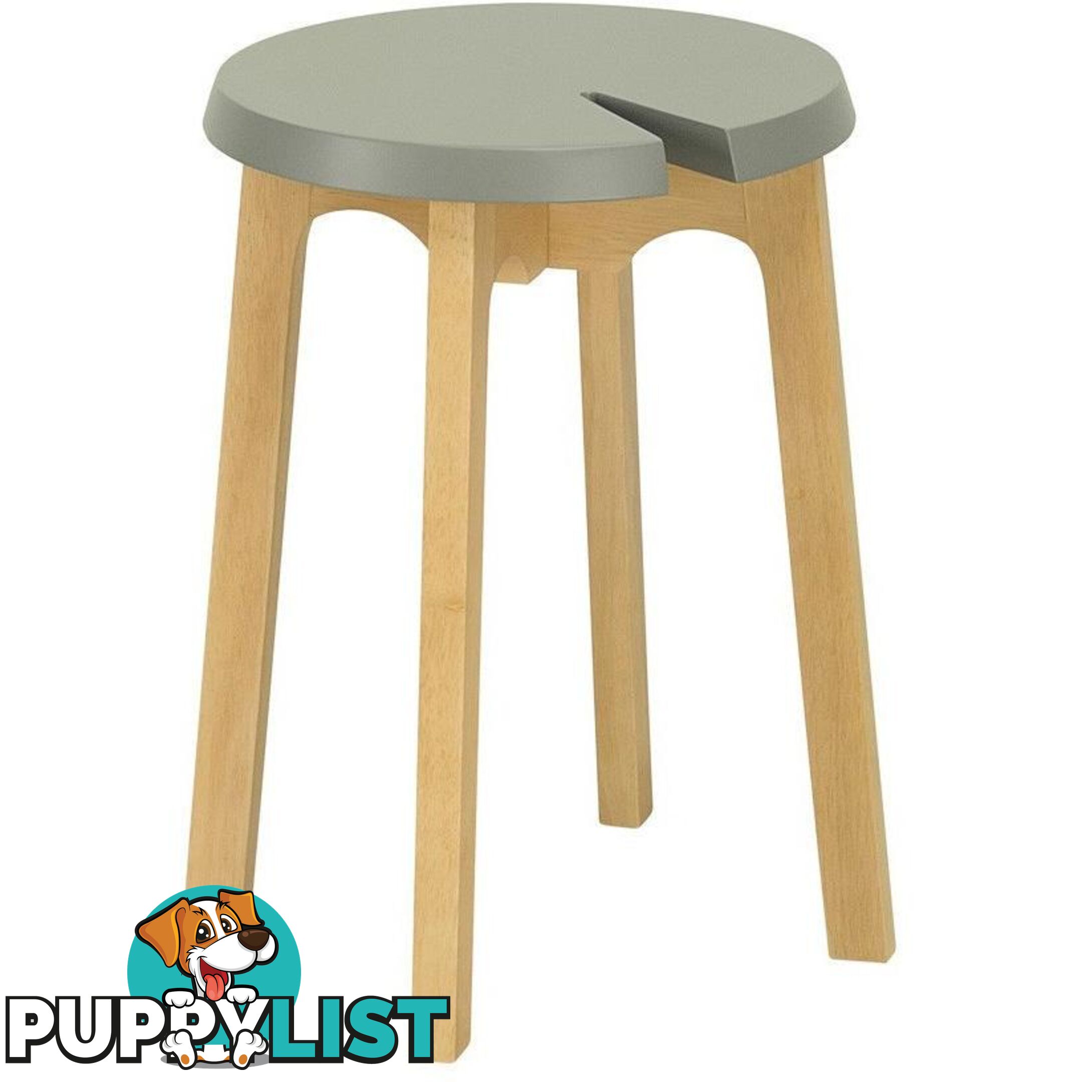 CHEVIS Stool  - Grey - Grey - 24092617