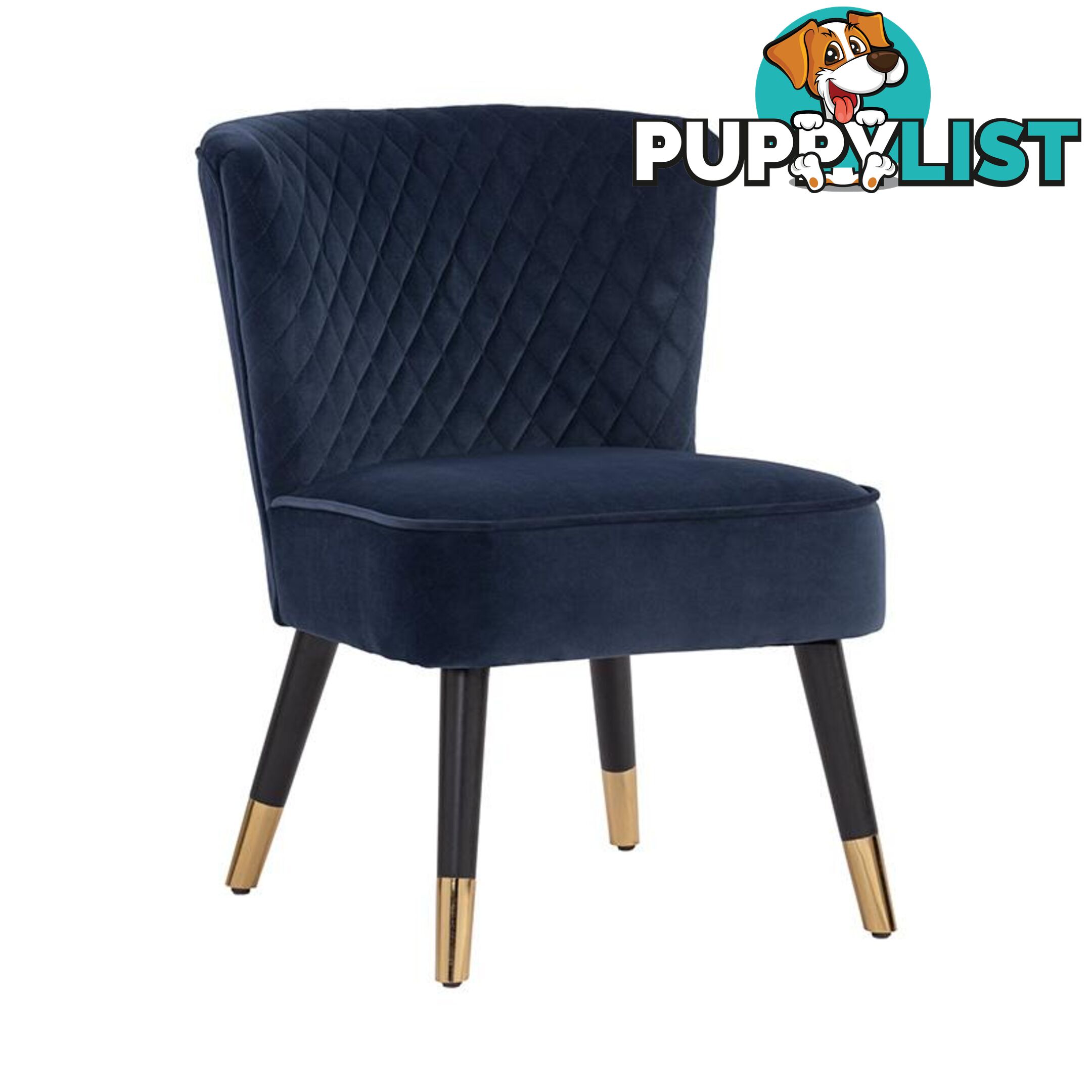 NALANIE Lounge Chair - Navy - 231224 - 9334719001029