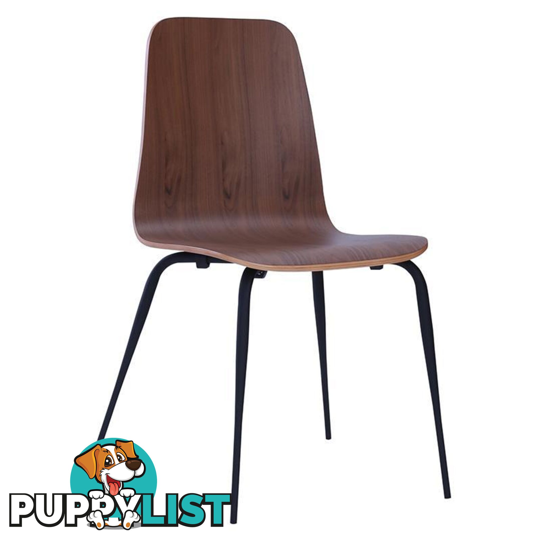 MEIKO Dining Chair - Walnut - 241106 - 9334719008196