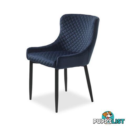 DANYA Dining Chair - Blue - 35980006 - 5704745073033