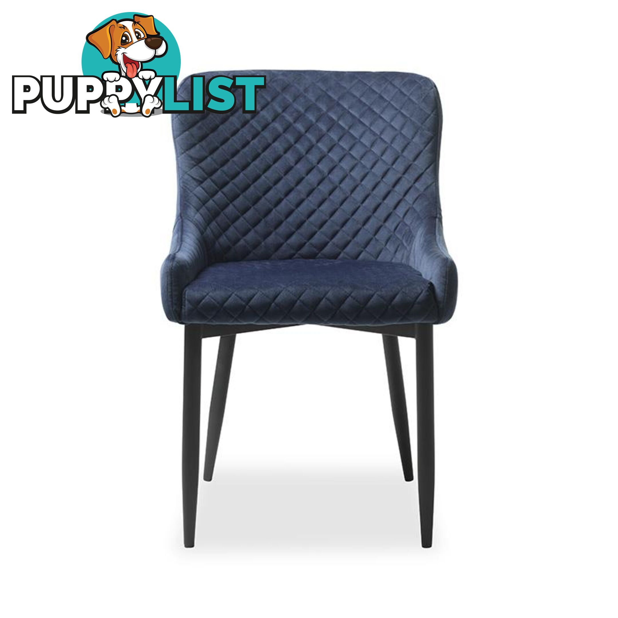 DANYA Dining Chair - Blue - 35980006 - 5704745073033